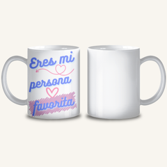 Taza personalizada “Eres mi persona favorita” | Regalo original para pareja