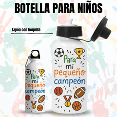 Botella Personalizada con Doble Tapón 600 ml – Hidratación con Estilo Único