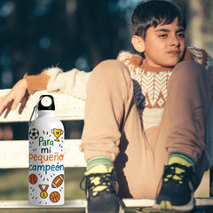 Botella Personalizada con Doble Tapón 600 ml – Hidratación con Estilo Único