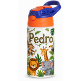Botella Infantil con Boquilla de silicona Personalizable - Resistente, Ergonómica y Duradera