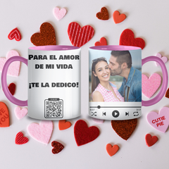 Taza Personalizada Spotify con QR 330 ml - Cerámica AAA