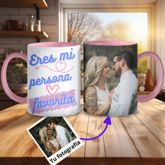Taza personalizada “Eres mi persona favorita” | Regalo original para pareja