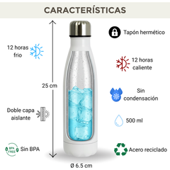 Botella Térmica Personalizada Seven 500ml - Estilo, Resistencia y Personalización Premium