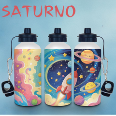 Botella Infantil con doble tapón 600 ml - Acero inoxidable