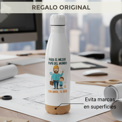Botella Personalizada con base de corcho 750 ml