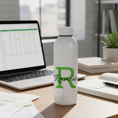 Botella Térmica con nombre e inicial 500 ml - Diseño elegante, resistente y acabado profesional