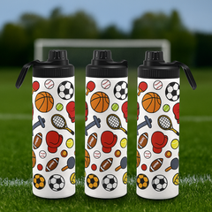 Bidón con asa personalizable 800 ml - Aluminio