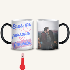 Taza personalizada “Eres mi persona favorita” | Regalo original para pareja