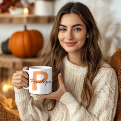 Taza Personalizada 330 ml - Con Nombre e Inicial