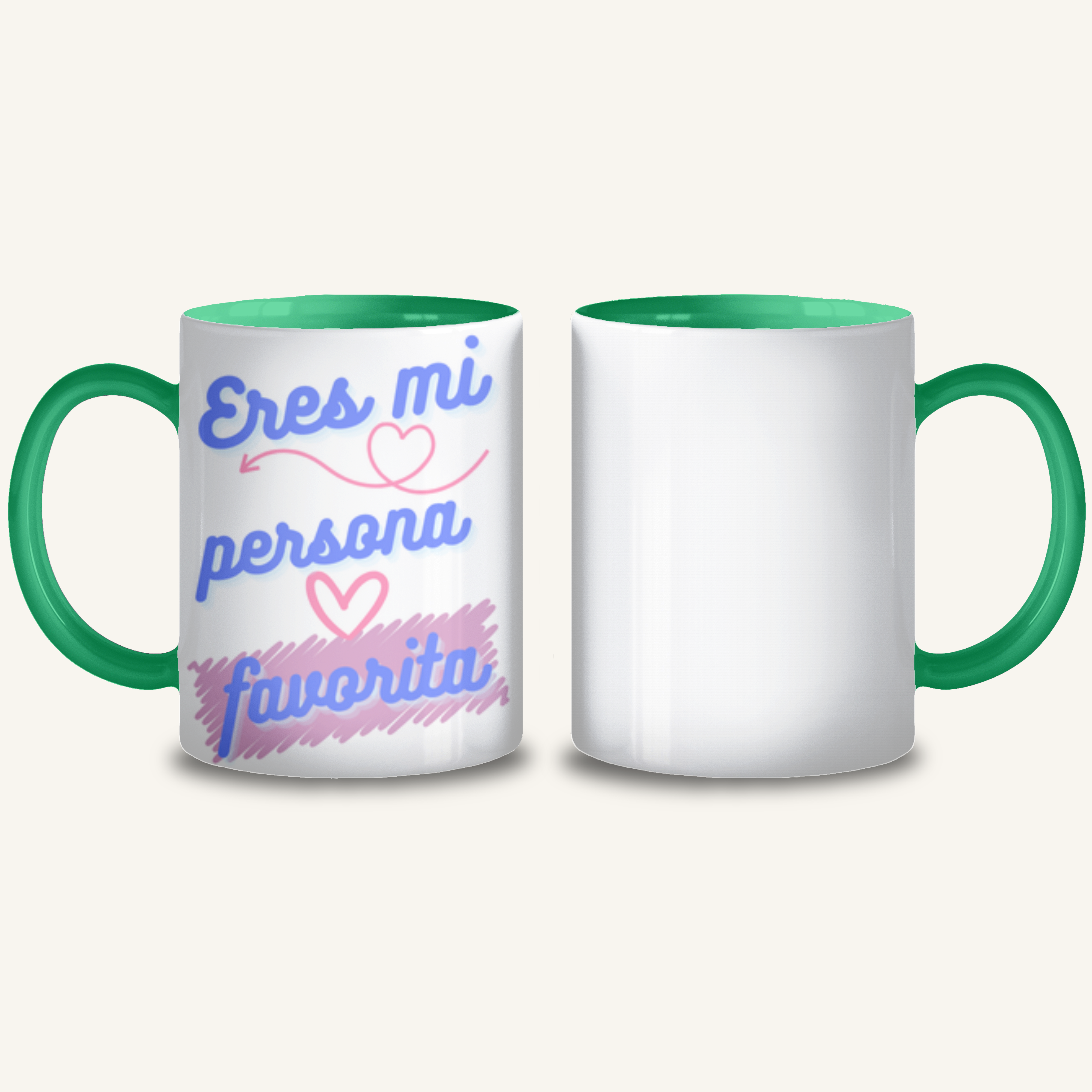 Taza personalizada “Eres mi persona favorita” | Regalo original para pareja