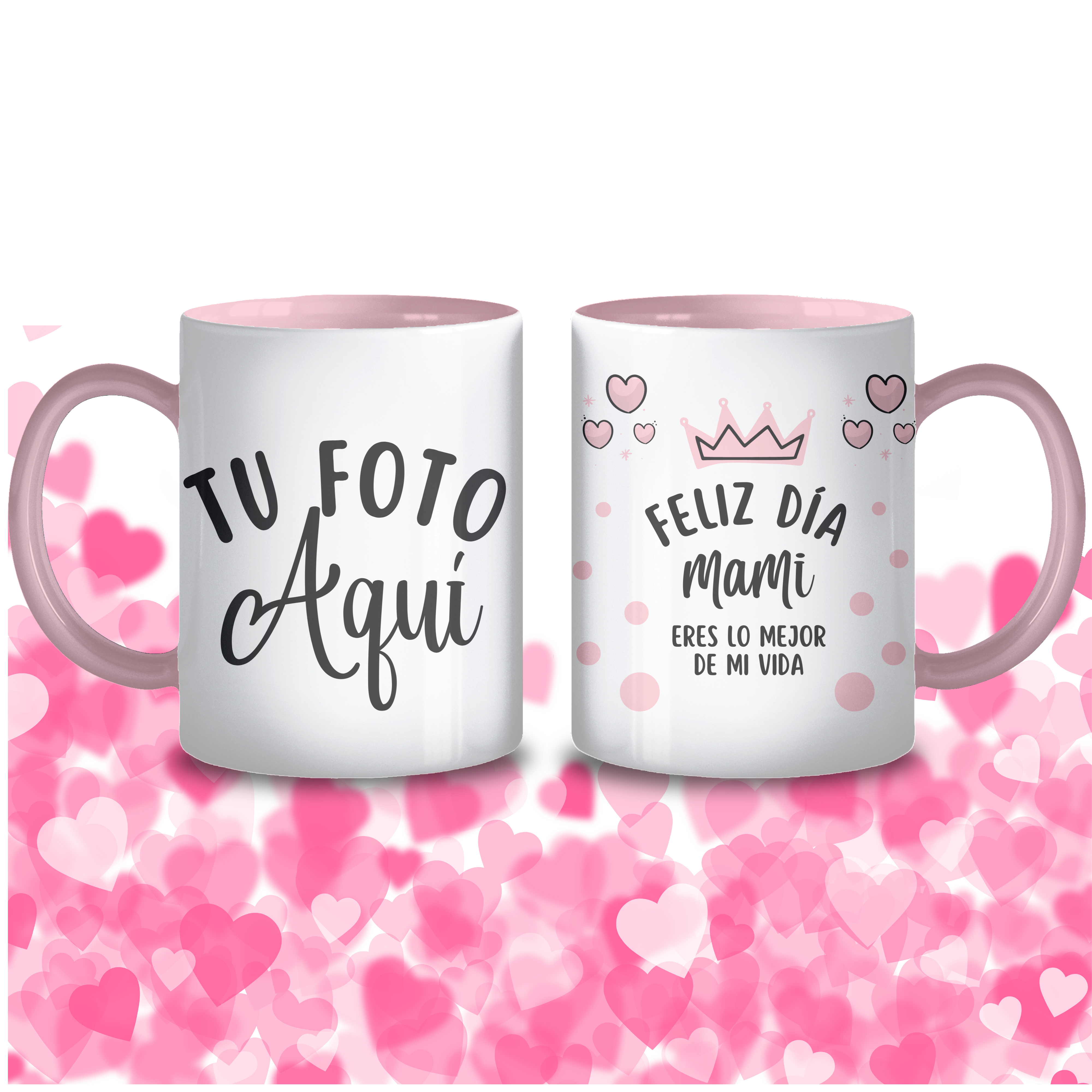 Taza Personalizada Felicitaciones Mama - Cerámica AAA
