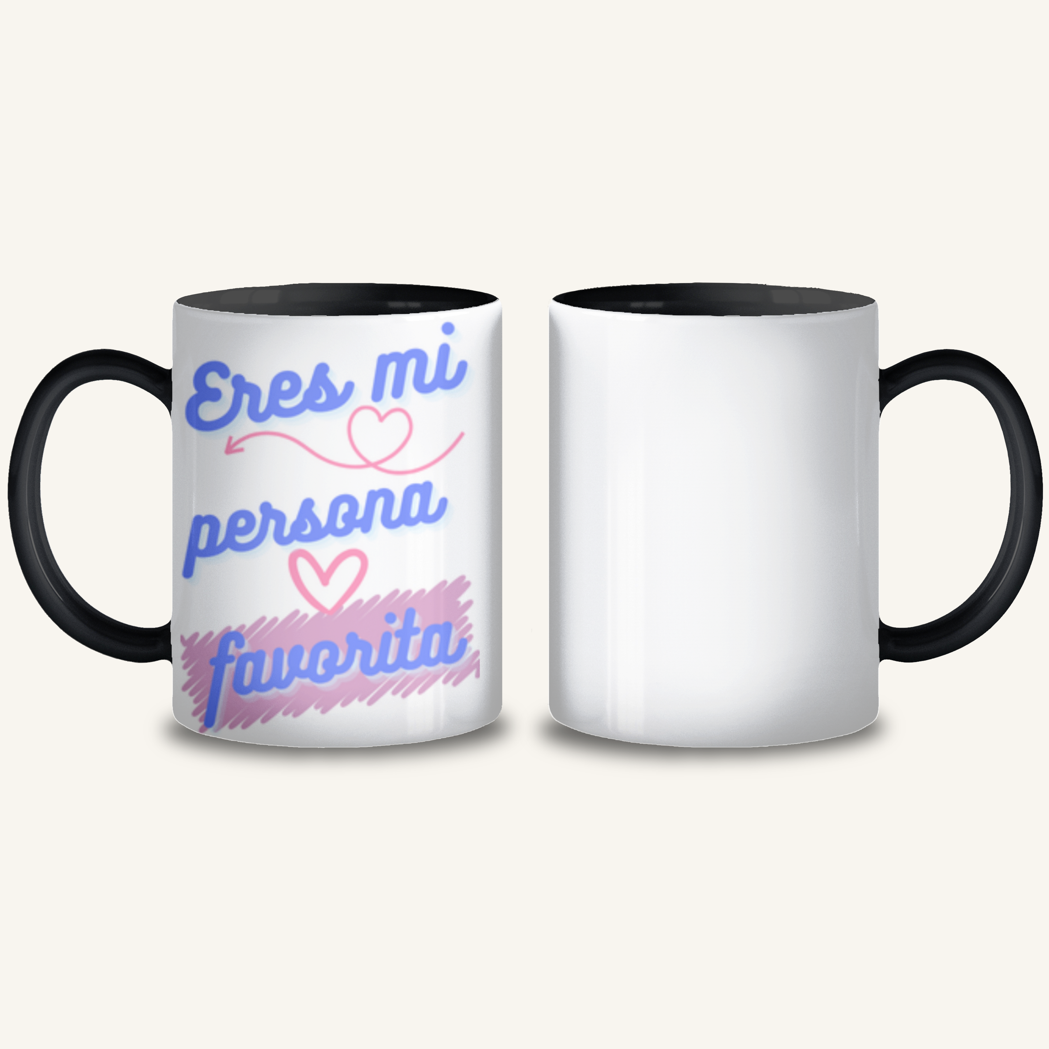 Taza personalizada “Eres mi persona favorita” | Regalo original para pareja