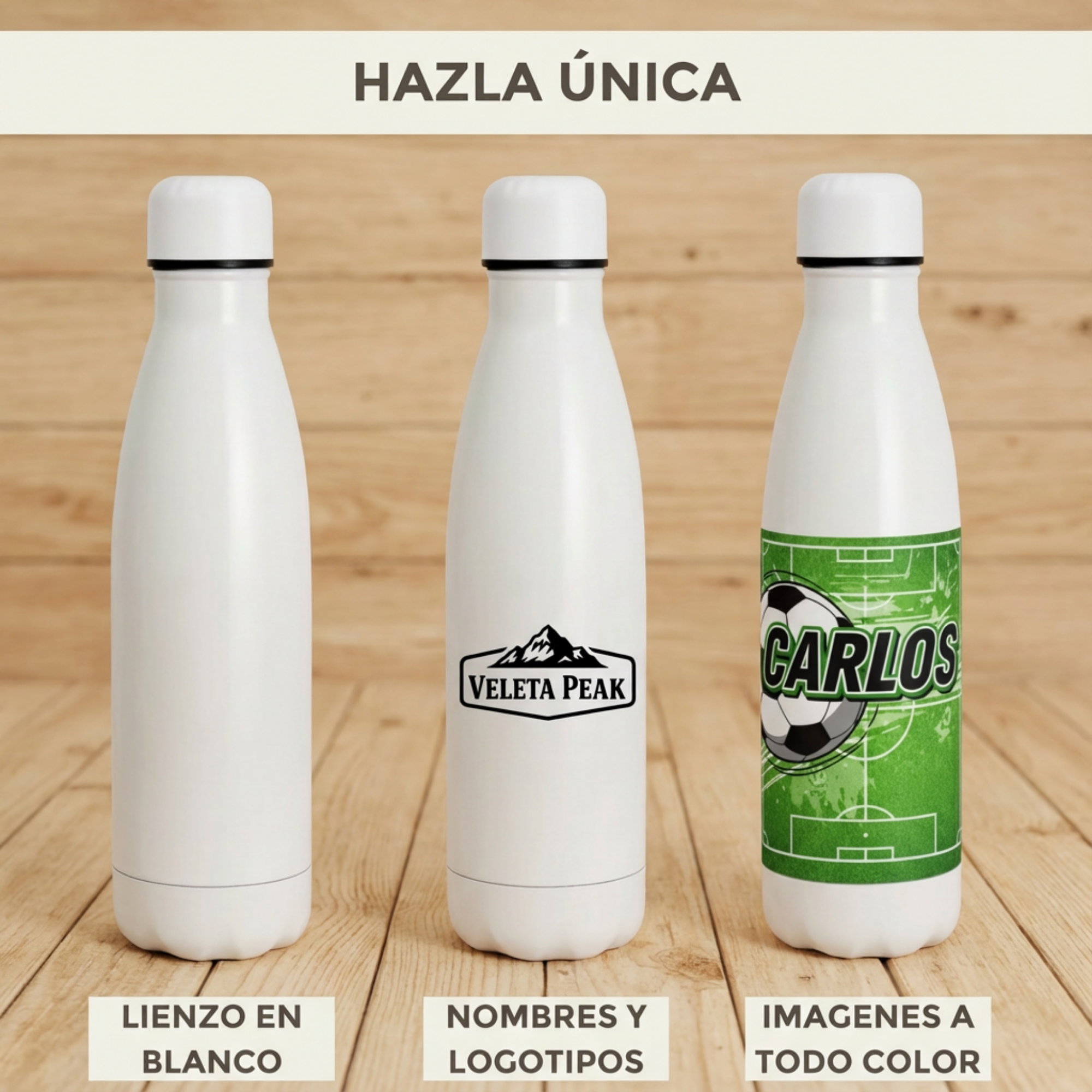 Botella Térmica Personalizada Iceberg 500ml - Estilo, Resistencia y Personalización Premium (Copia)