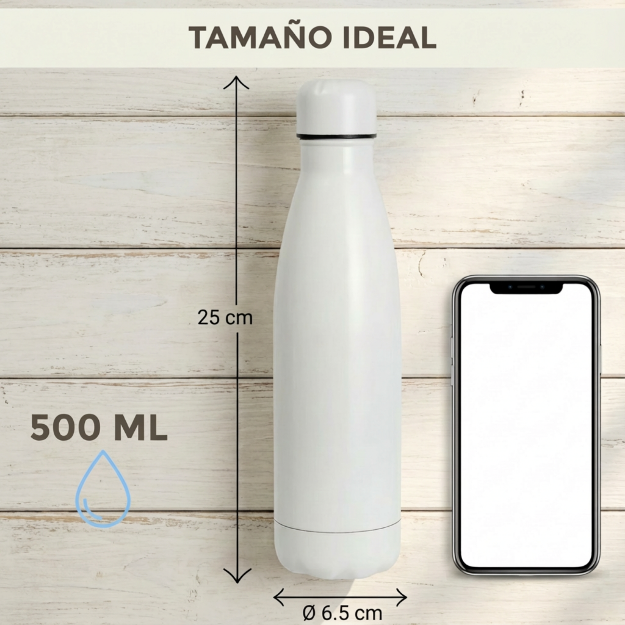 Botella Térmica Personalizada Iceberg 500ml - Estilo, Resistencia y Personalización Premium (Copia)
