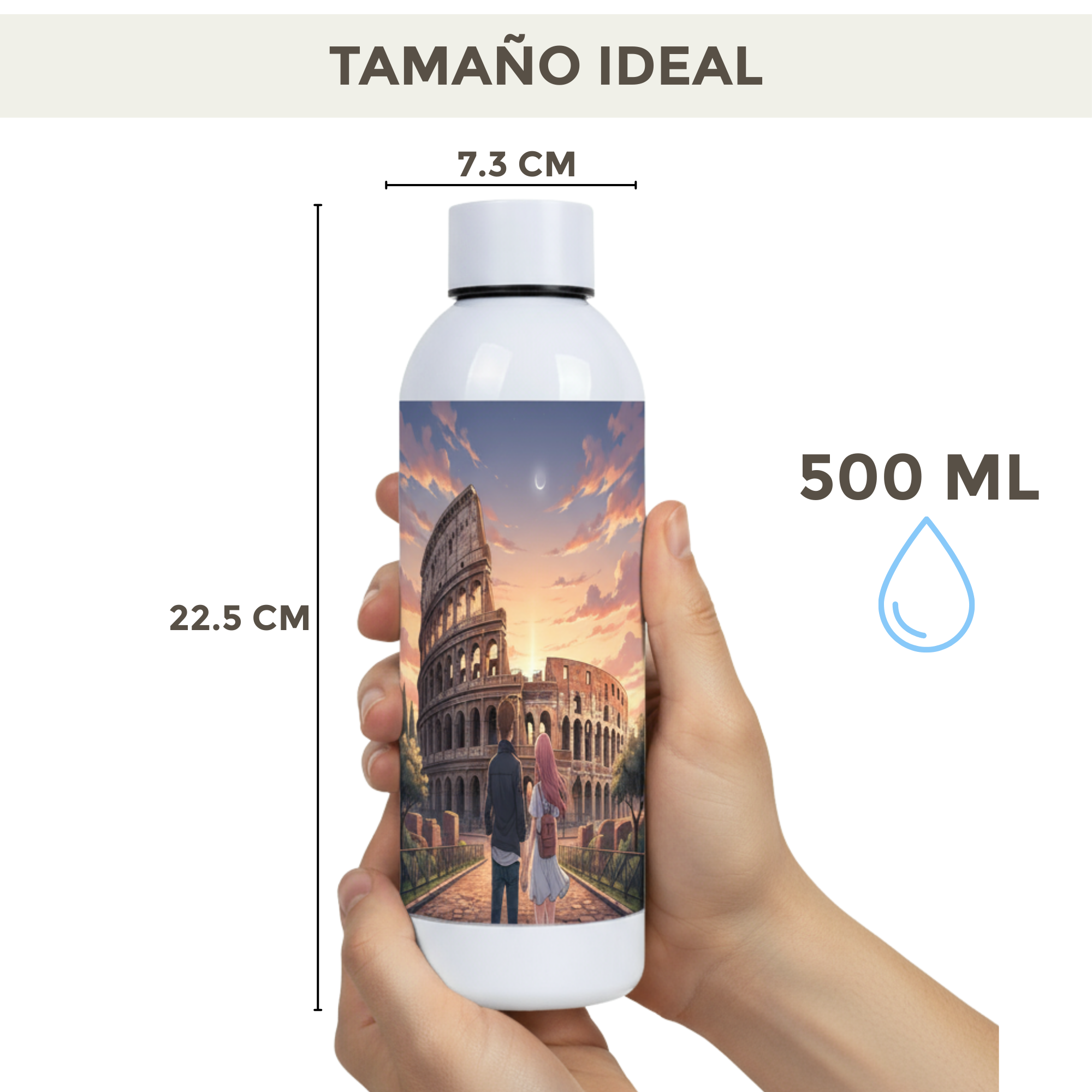 Botella Térmica Personalizable Wit 500 ml – Elegancia y Funcionalidad en Cada Detalle