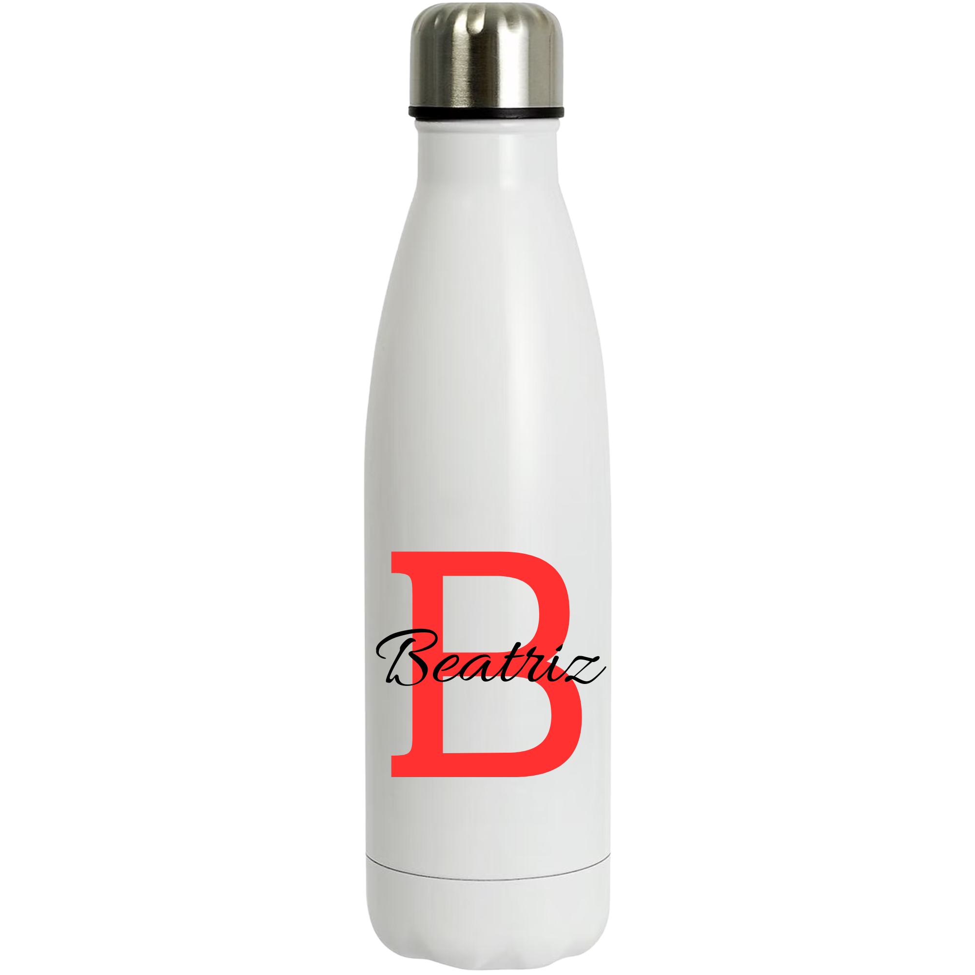 Botella Térmica con nombre e inicial 500 ml - Diseño elegante, resistente y acabado profesional