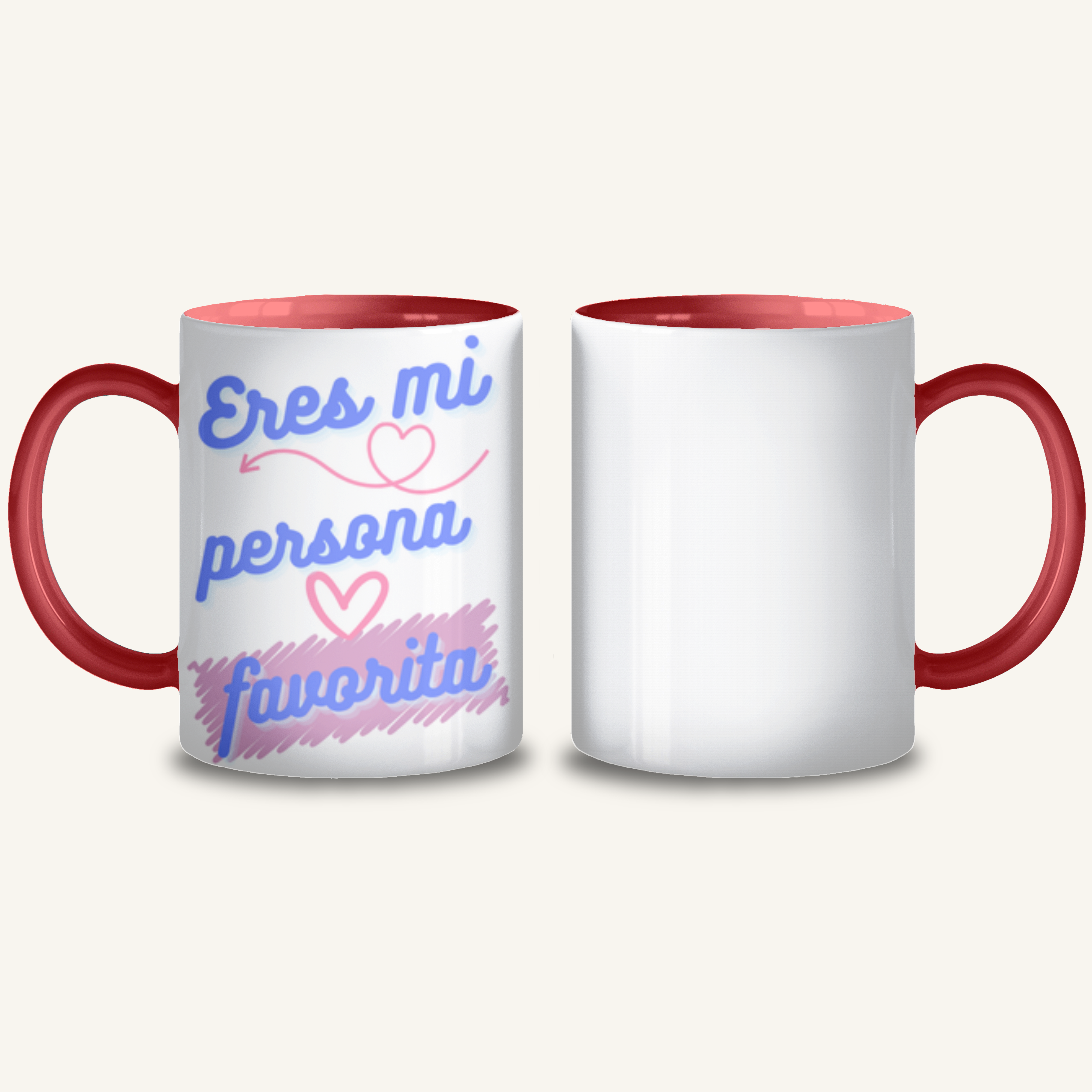 Taza personalizada “Eres mi persona favorita” | Regalo original para pareja