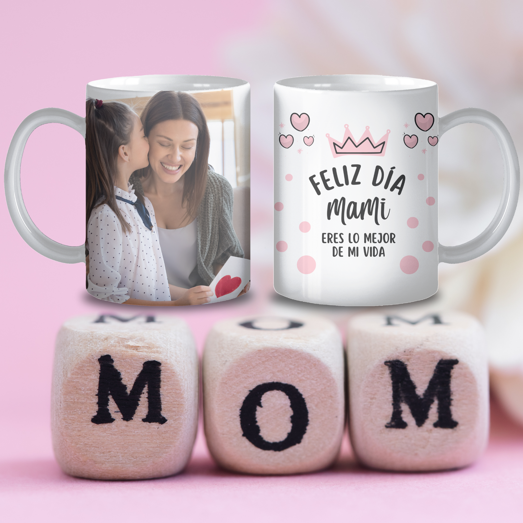 Taza Personalizada Felicitaciones Mama - Cerámica AAA