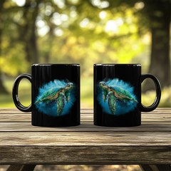 Taza Personalizada Negra 330 ml -Cerámica AAA